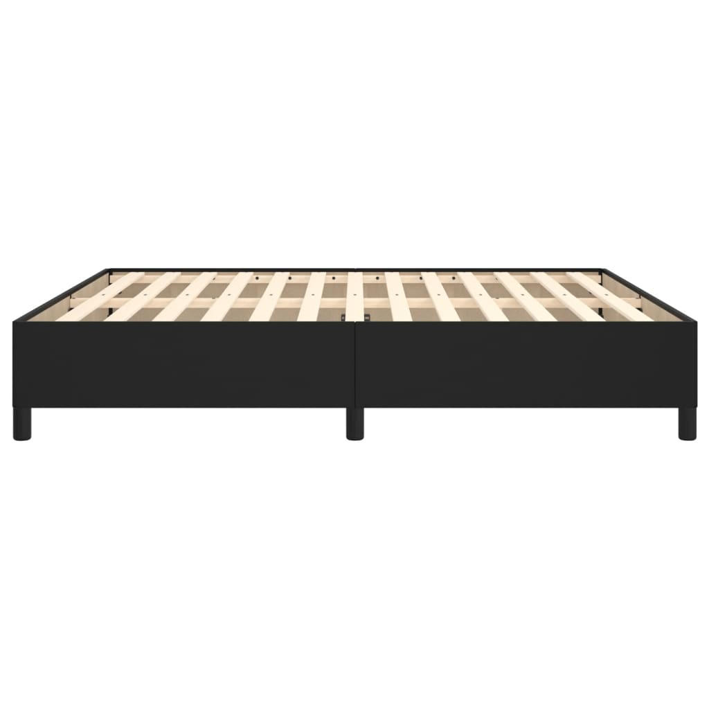 Bedframe Kunstleer Zwart 180 x 200 cm 35 cm