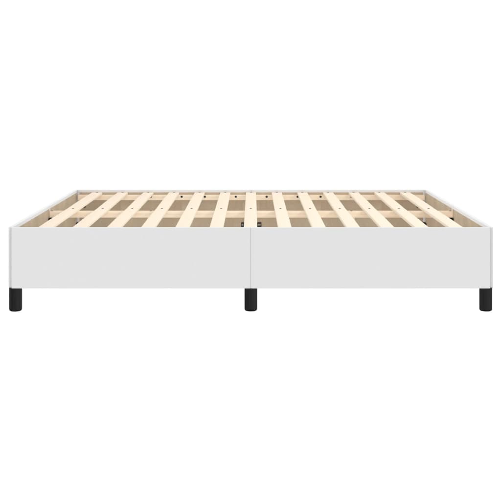 Bedframe Kunstleer Wit 180 x 200 cm 35 cm
