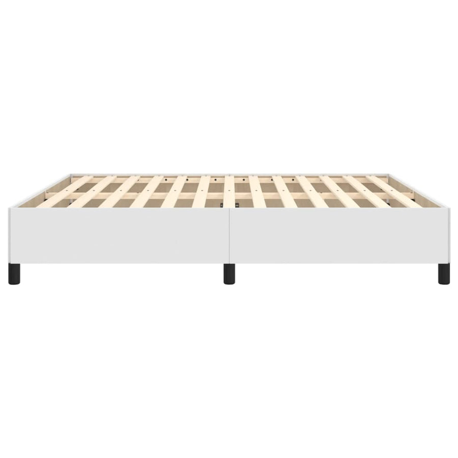 Bedframe Kunstleer Wit 180 x 200 cm 35 cm