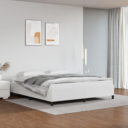 Bedframe Kunstleer Wit 180 x 200 cm 35 cm