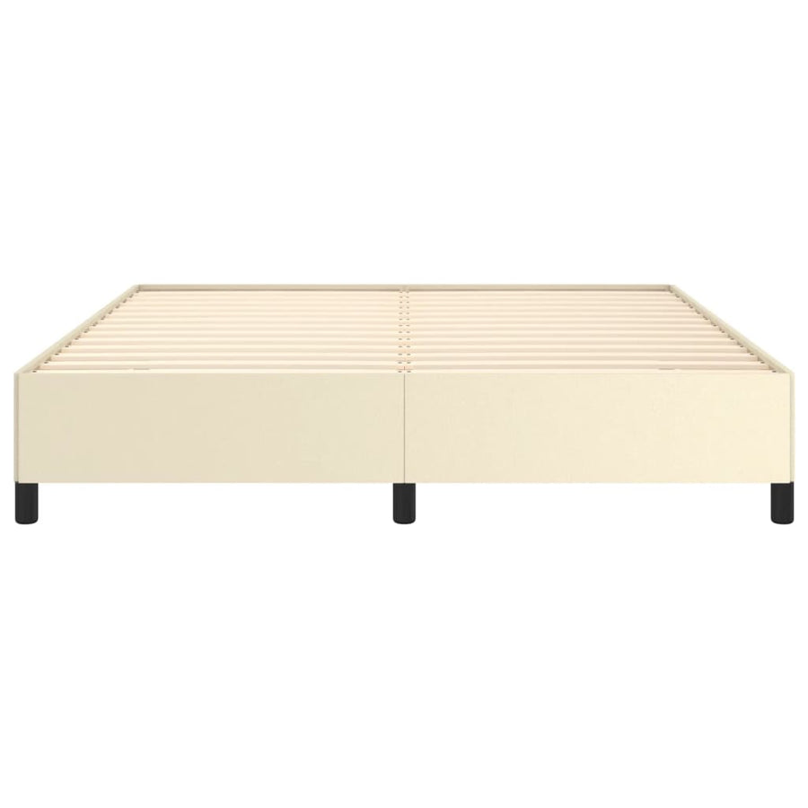 Bedframe Kunstleer Kleurig Crème 180 x 200 cm 35 cm