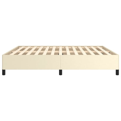 Bedframe Kunstleer Kleurig Crème 180 x 200 cm 35 cm