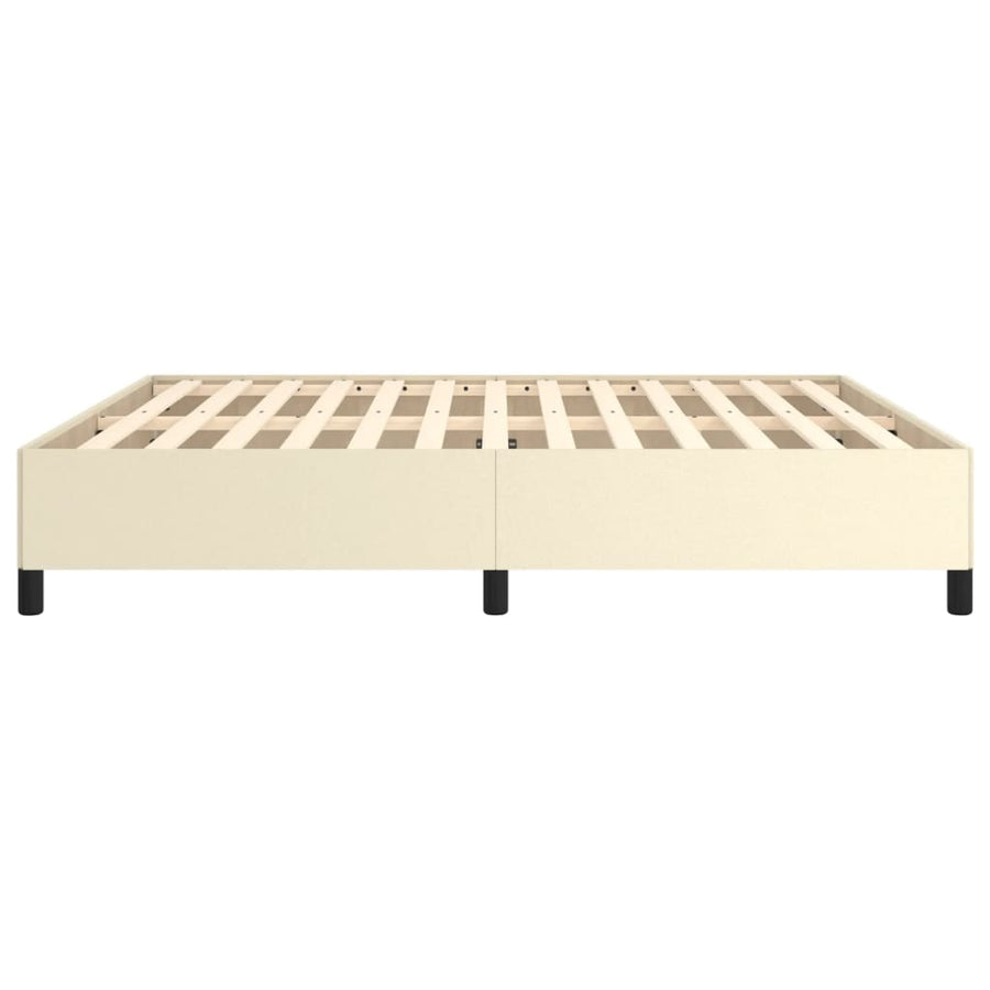Bedframe Kunstleer Kleurig Crème 180 x 200 cm 35 cm