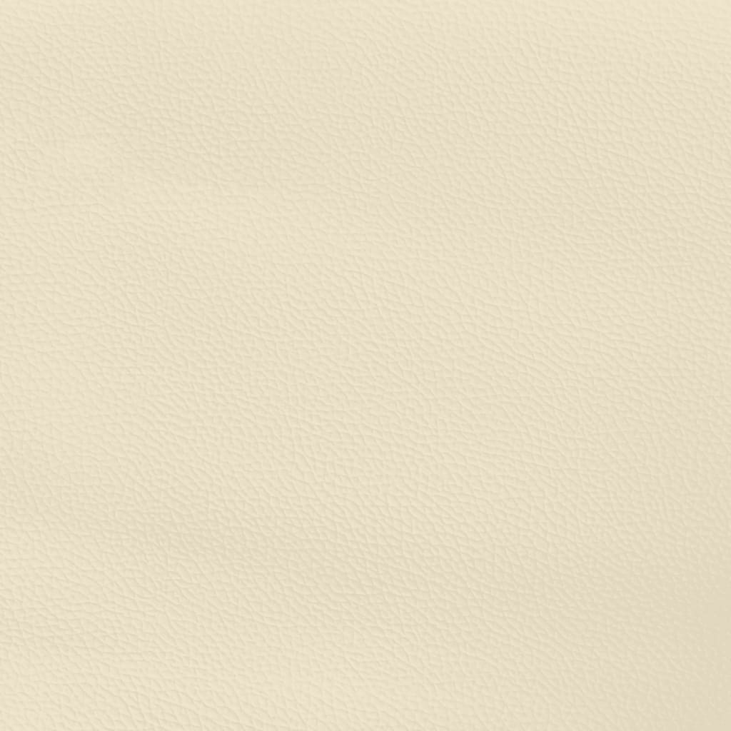 Bedframe Kunstleer Kleurig Crème 180 x 200 cm 35 cm