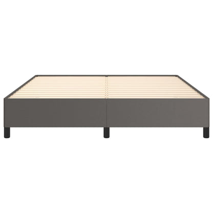 Bedframe kunstleer grijs 180x200 cm 180 x 200 cm 35 cm