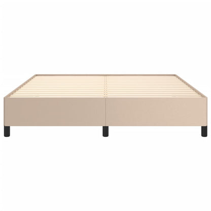 Bedframe kunstleer cappuccinokleurig 180x200 cm