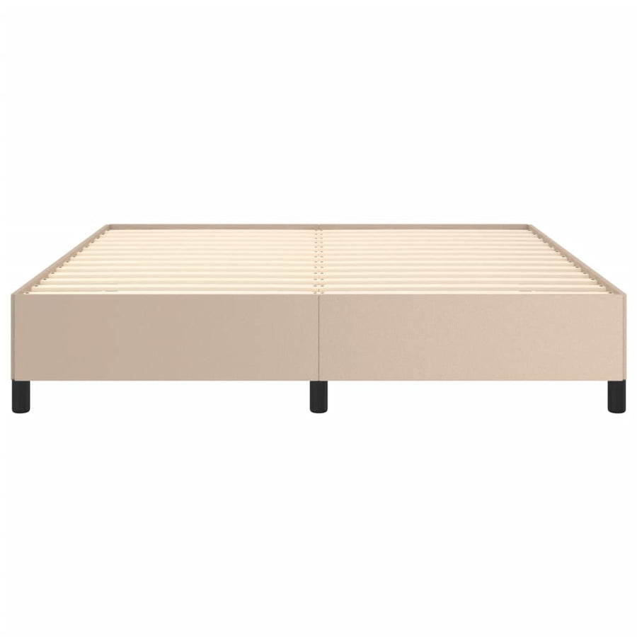 Bedframe kunstleer cappuccinokleurig 180x200 cm