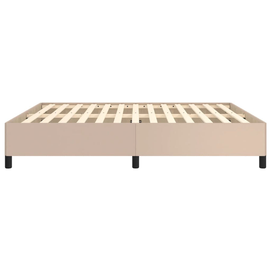 Bedframe kunstleer cappuccinokleurig 180x200 cm