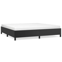 Bedframe Kunstleer Zwart 200 x 200 cm 35 cm
