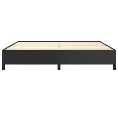 Bedframe Kunstleer Zwart 200 x 200 cm 35 cm