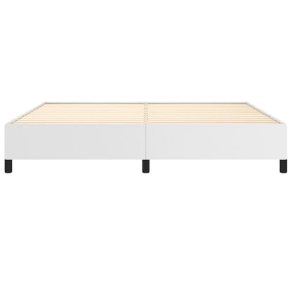 Bedframe Kunstleer Wit 200 x 200 cm 35 cm