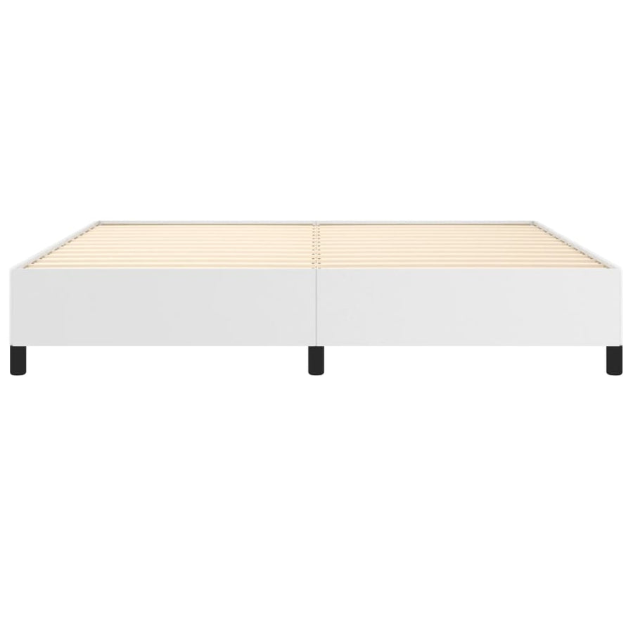 Bedframe Kunstleer Wit 200 x 200 cm 35 cm