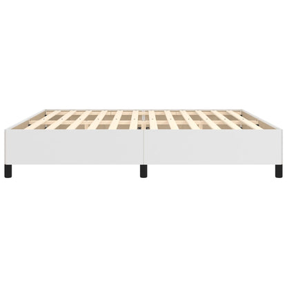 Bedframe Kunstleer Wit 200 x 200 cm 35 cm