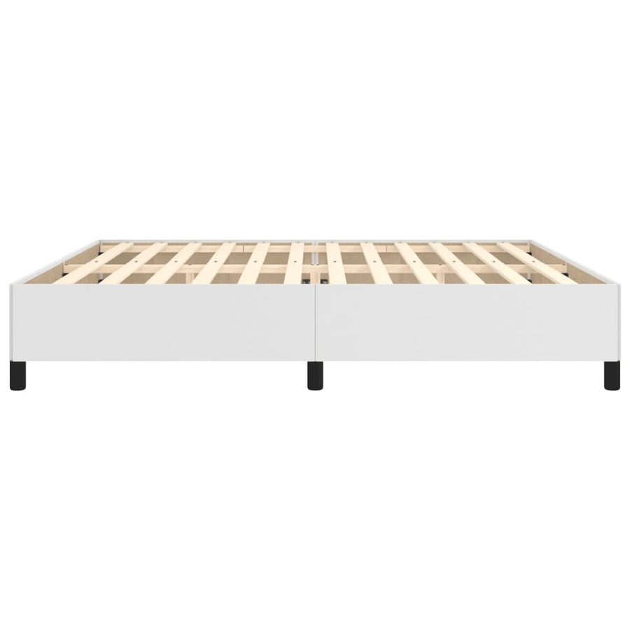 Bedframe Kunstleer Wit 200 x 200 cm 35 cm