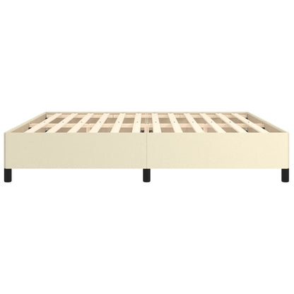 Bedframe Kunstleer Kleurig Crème 200 x 200 cm 35 cm