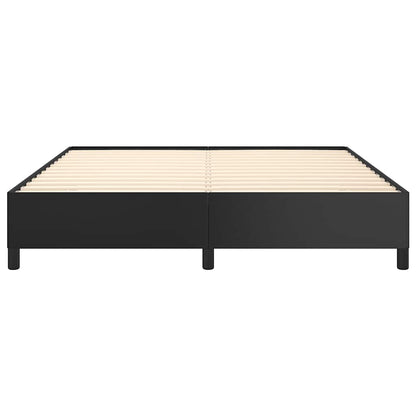 Bedframe zonder matras zwart 152x203 cm Queen kunstleer