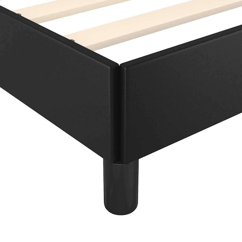 Bedframe zonder matras zwart 152x203 cm Queen kunstleer