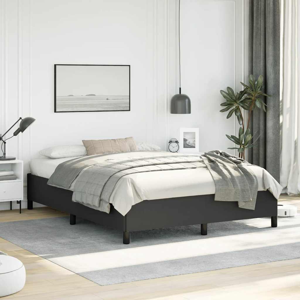 Bedframe zonder matras zwart 152x203 cm Queen kunstleer