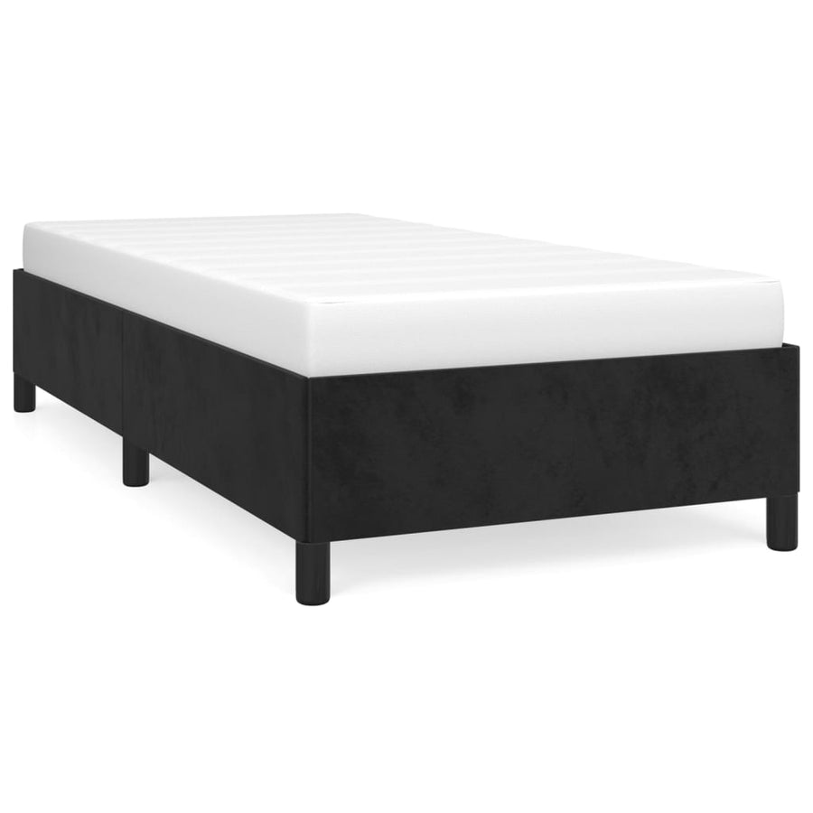 Bedframe Fluweel Zwart 80 x 200 cm 35 cm