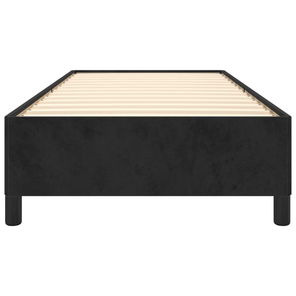Bedframe Fluweel Zwart 80 x 200 cm 35 cm