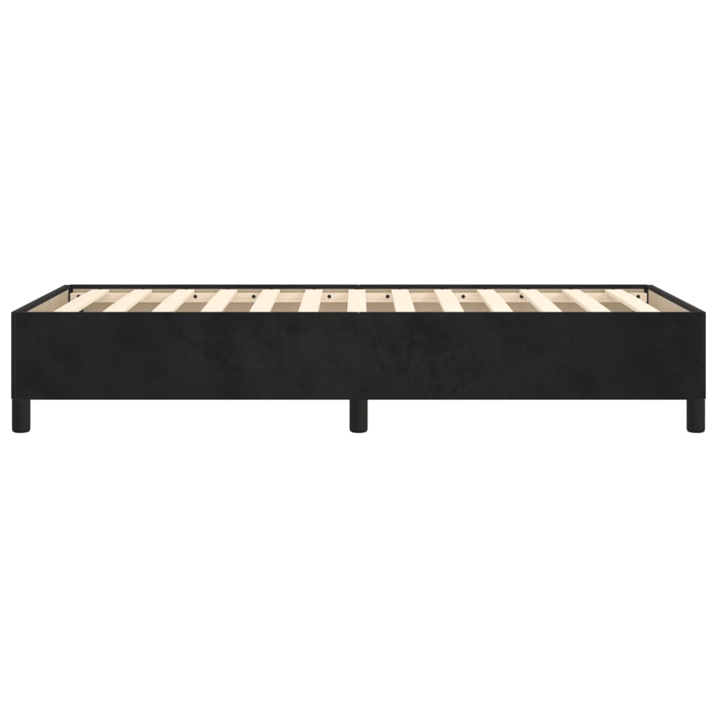 Bedframe Fluweel Zwart 80 x 200 cm 35 cm