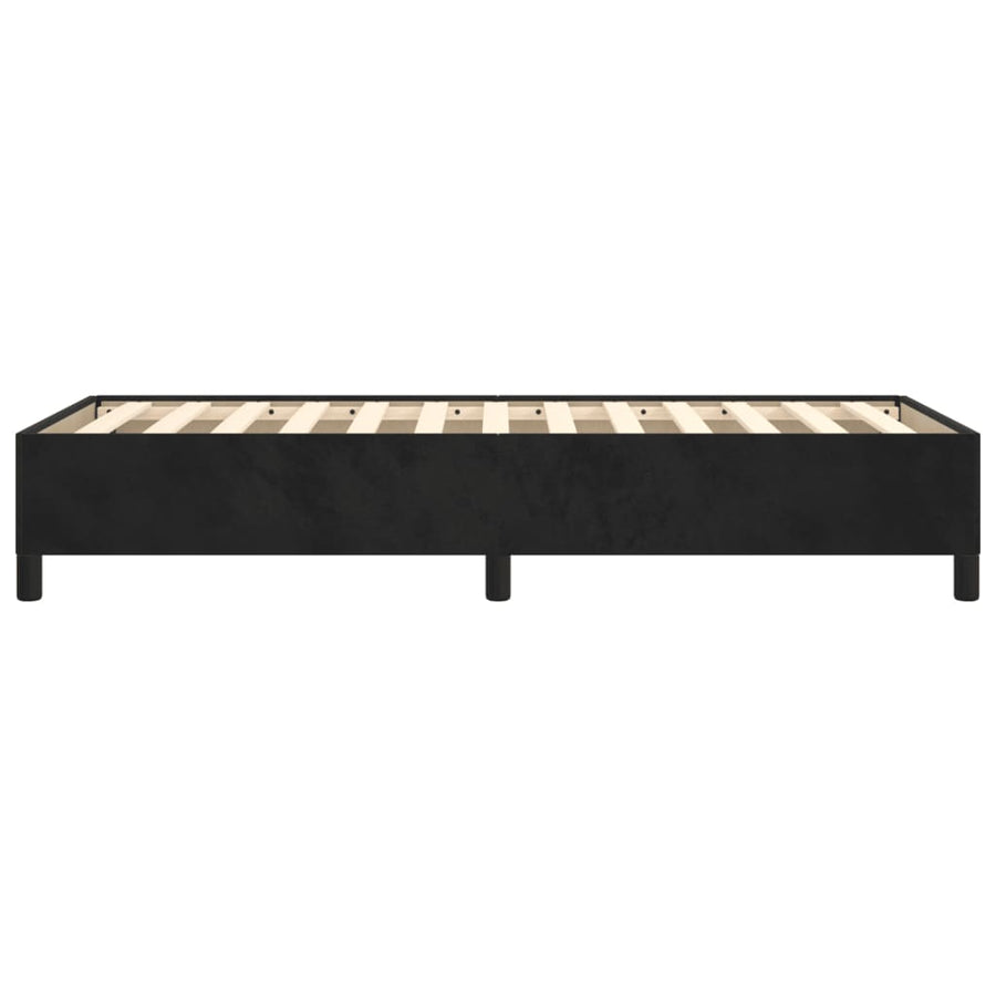 Bedframe Fluweel Zwart 80 x 200 cm 35 cm