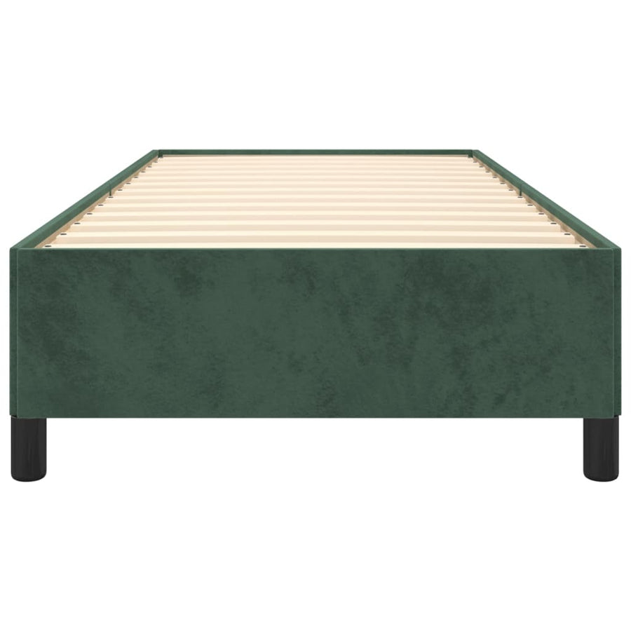 Bedframe Fluweel Donkergroen 80 x 200 cm 35 cm