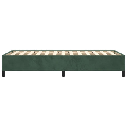 Bedframe Fluweel Donkergroen 80 x 200 cm 35 cm