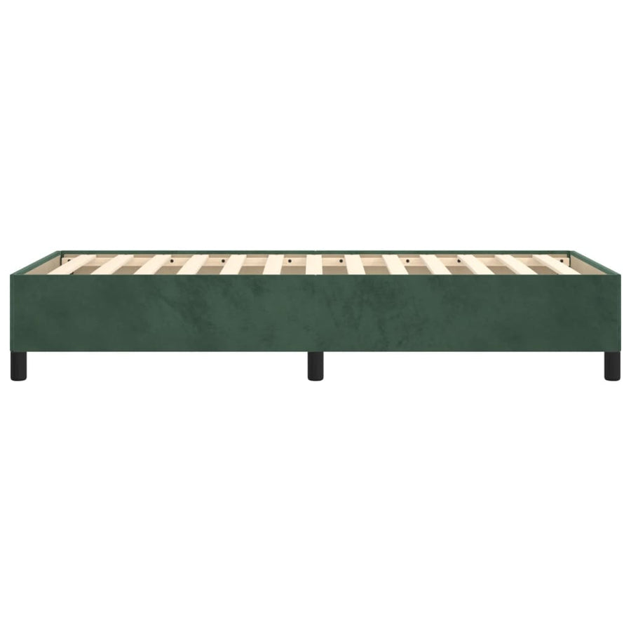 Bedframe Fluweel Donkergroen 80 x 200 cm 35 cm
