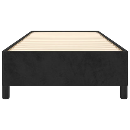 Bedframe Fluweel Zwart 90 x 190 cm 35 cm