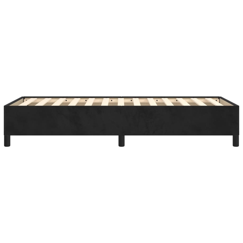 Bedframe Fluweel Zwart 90 x 190 cm 35 cm