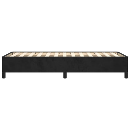 Bedframe Fluweel Zwart 90 x 190 cm 35 cm