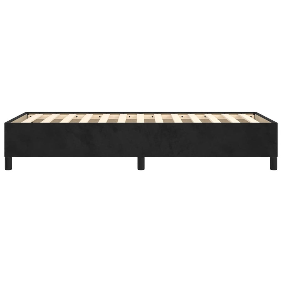 Bedframe Fluweel Zwart 90 x 190 cm 35 cm