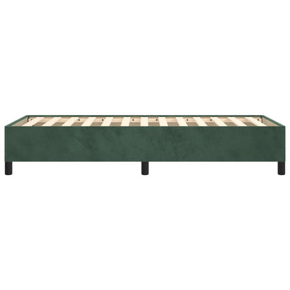 Bedframe Fluweel Donkergroen 90 x 190 cm 35 cm