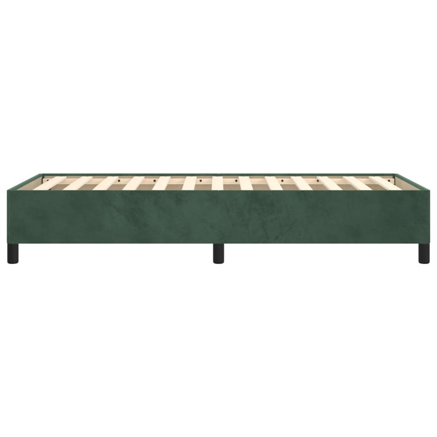 Bedframe Fluweel Donkergroen 90 x 190 cm 35 cm