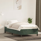Bedframe 90x190 cm fluweel donkergroen