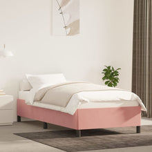 Bedframe Fluweel Roze 90 x 190 cm 35 cm