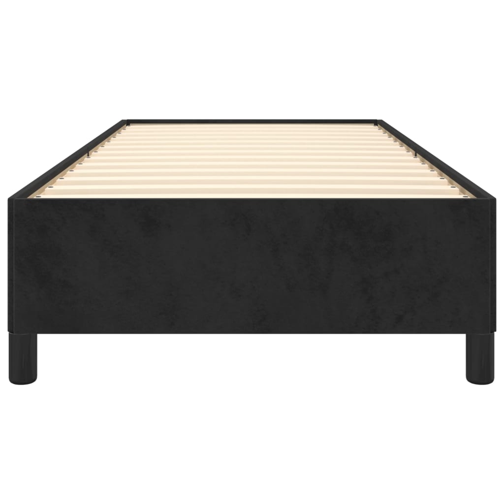 Bedframe Fluweel Zwart 90 x 200 cm 35 cm