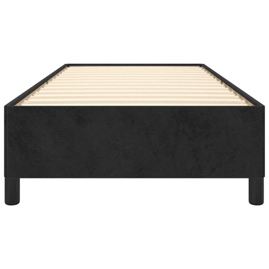 Bedframe Fluweel Zwart 90 x 200 cm 35 cm