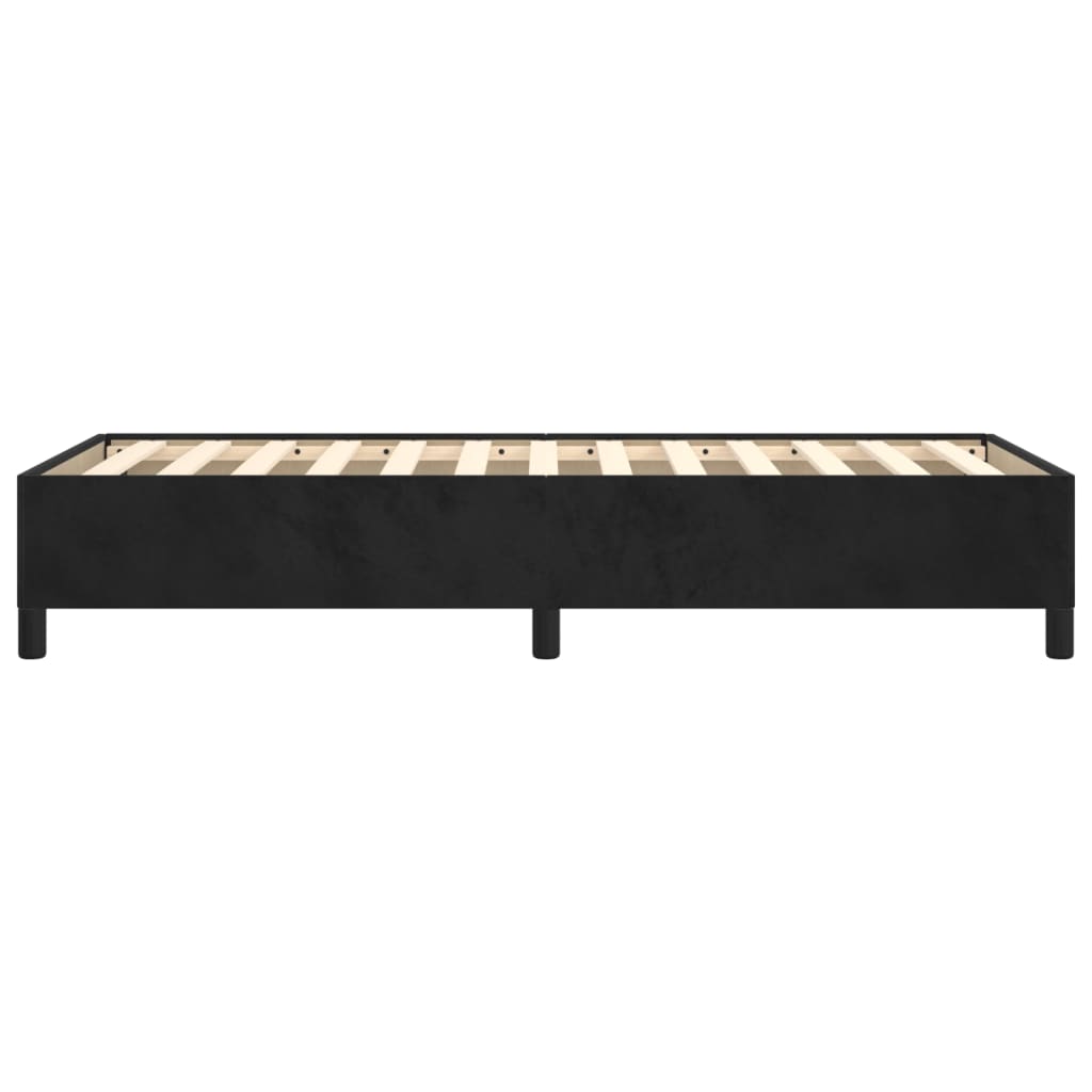 Bedframe Fluweel Zwart 90 x 200 cm 35 cm