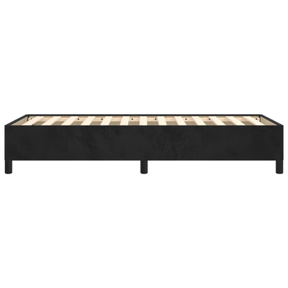 Bedframe Fluweel Zwart 90 x 200 cm 35 cm