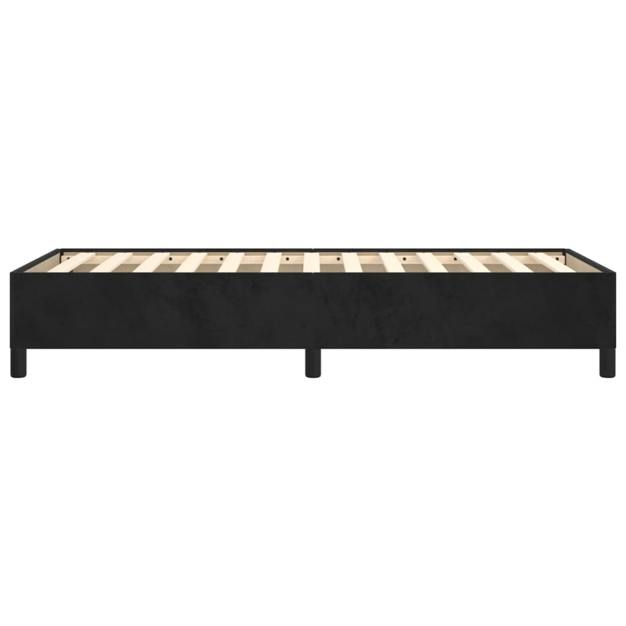 Bedframe Fluweel Zwart 90 x 200 cm 35 cm