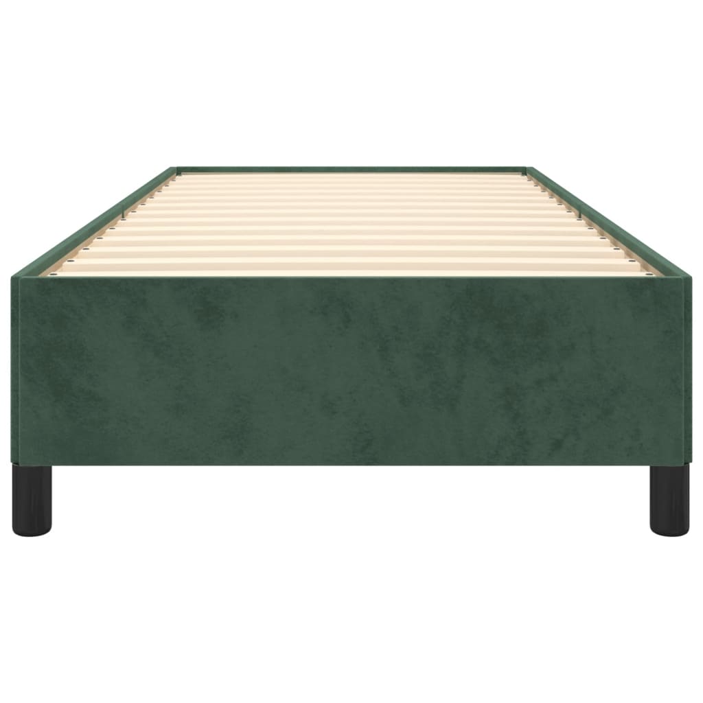 Bedframe Fluweel Donkergroen 90 x 200 cm 35 cm