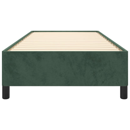 Bedframe Fluweel Donkergroen 90 x 200 cm 35 cm