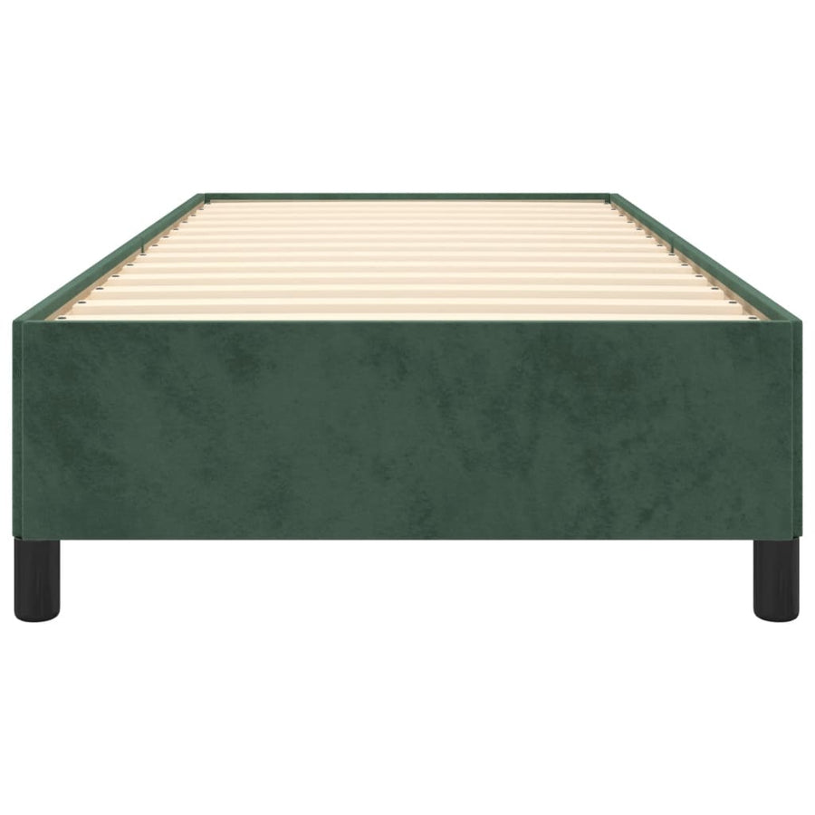 Bedframe Fluweel Donkergroen 90 x 200 cm 35 cm