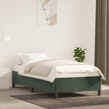 Bedframe Fluweel Donkergroen 90 x 200 cm 35 cm
