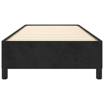Bedframe Fluweel Zwart 100 x 200 cm 35 cm