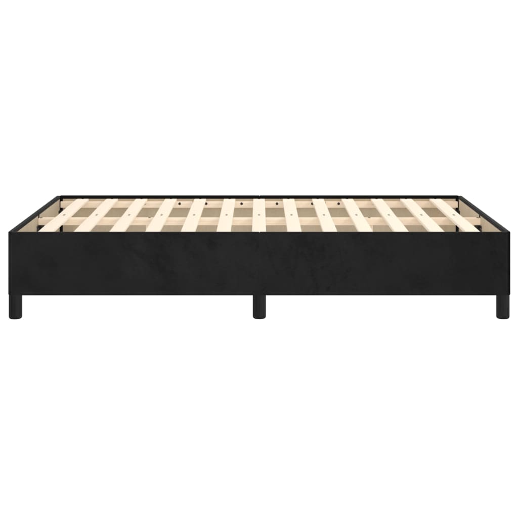 Bedframe Fluweel Zwart 120 x 200 cm 35 cm