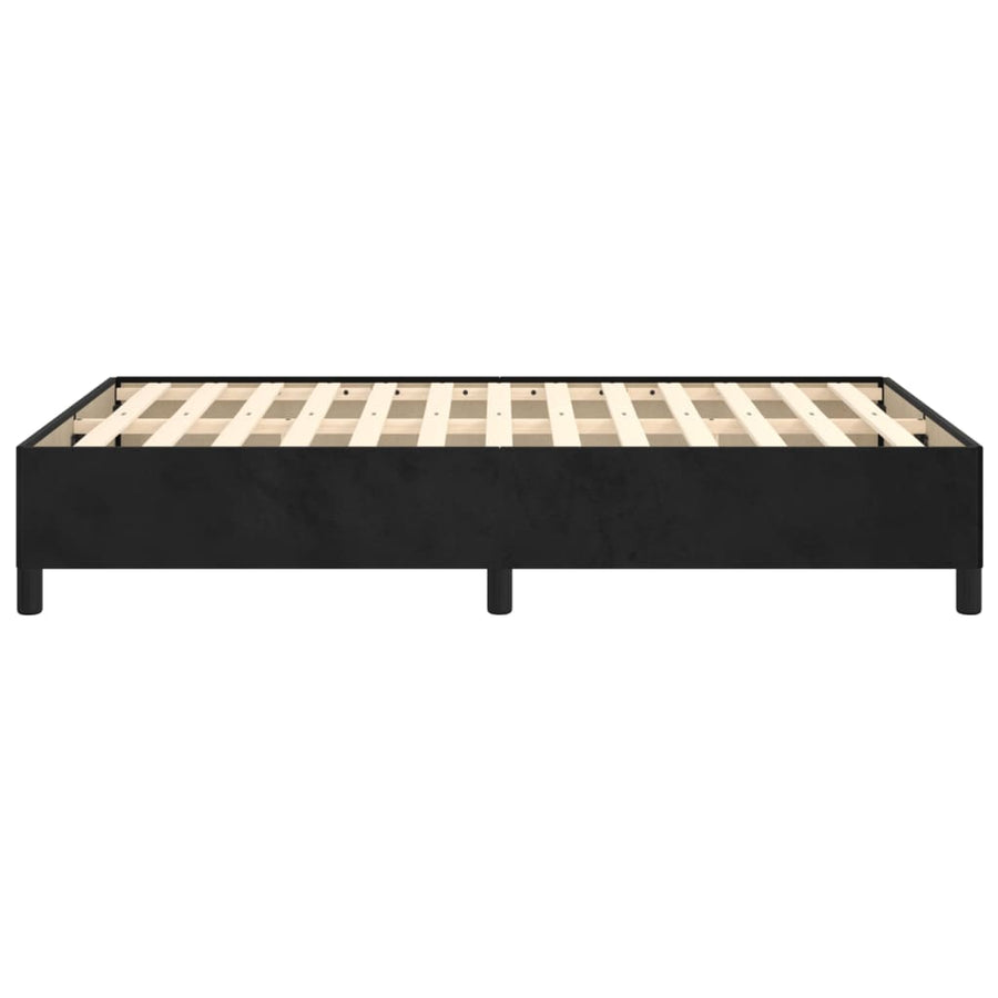 Bedframe Fluweel Zwart 120 x 200 cm 35 cm