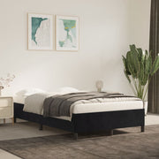 Bedframe 120x200 cm fluweel zwart